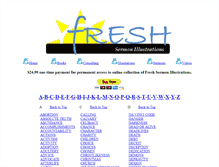 Tablet Screenshot of freshministry.net
